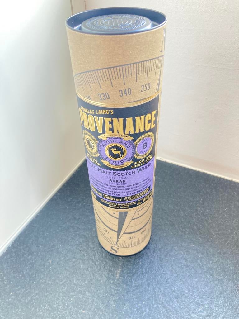 Douglas laing’s Provenance Arran 59,8% - 1/241flessen, Verzamelen, Ophalen, Nieuw