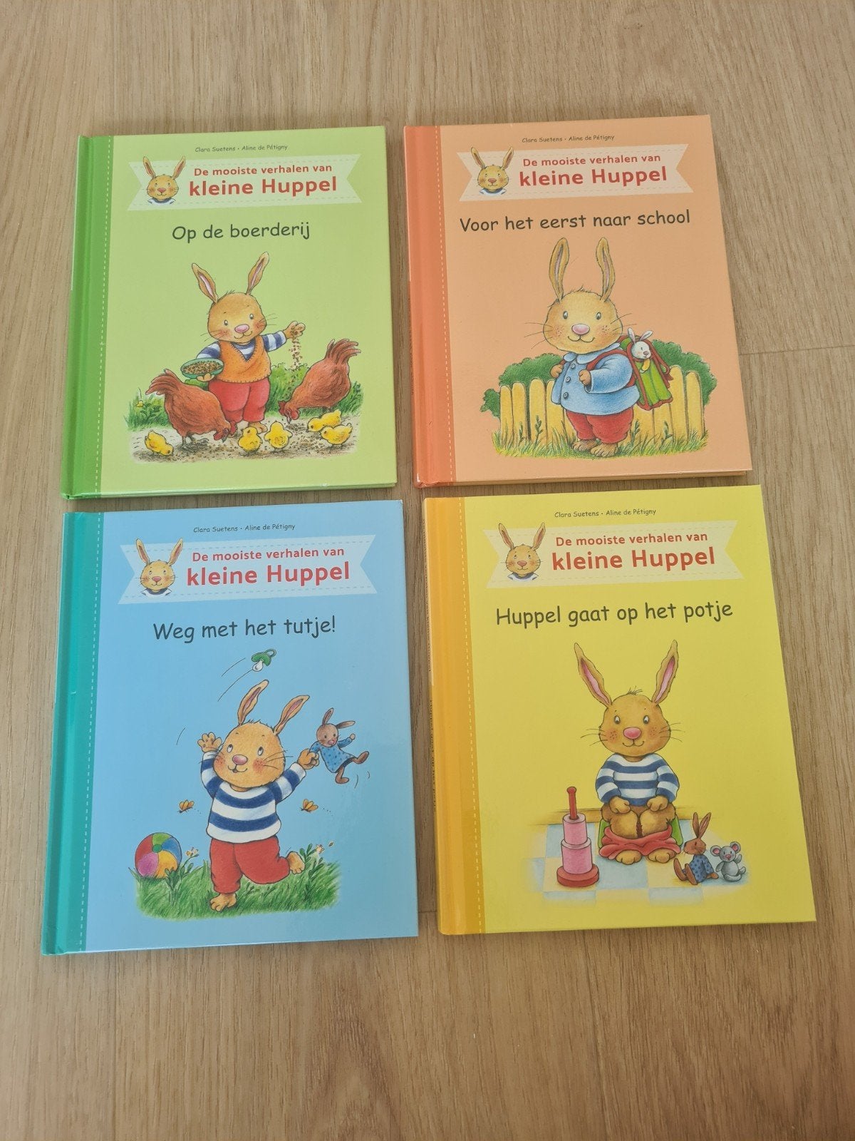 4 boekjes van kleine Huppel, mooie staat, Boeken, Zwangerschap en Opvoeding, Ophalen