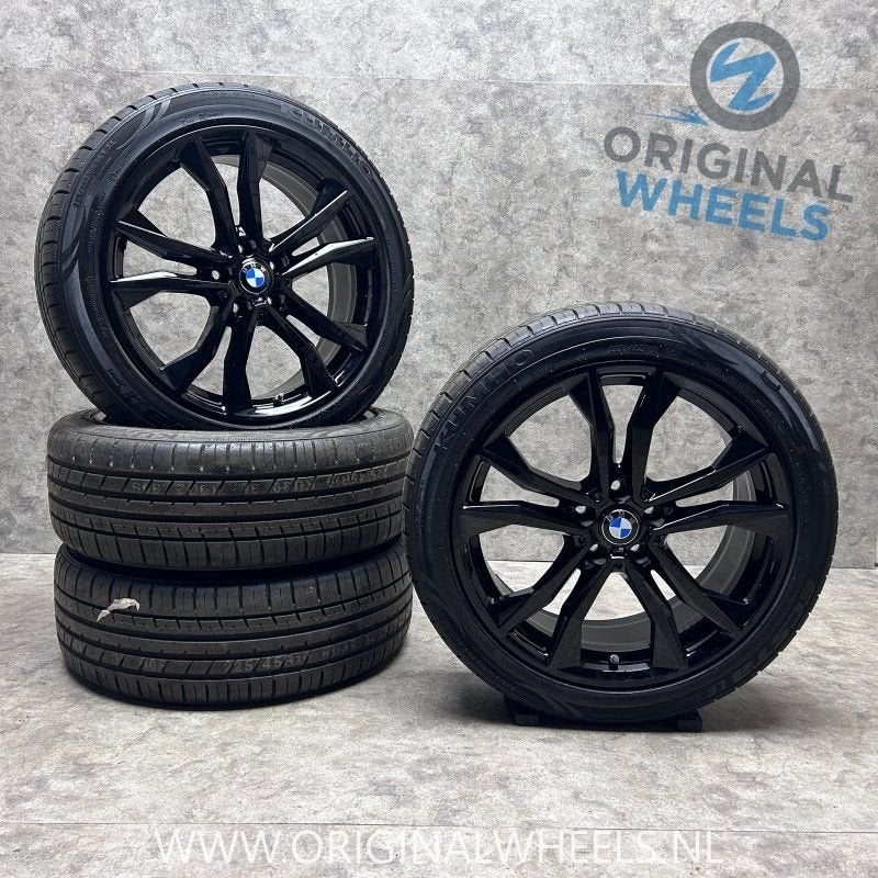 19 inch originele M velgen + winterbanden BMW X1 X2 715 M, Autos : Pièces & Accessoires, Neuf, Pneus et Jantes, Pneus hiver, -