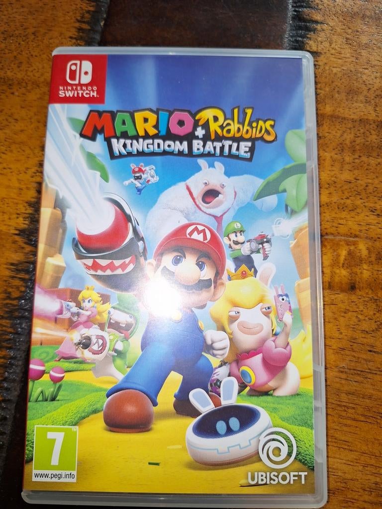 Nintendo Switch game Mario Rabbids Kingdom Battle, 2 spelers, Ophalen of Verzenden, Zo goed als nieuw, Vanaf 7 jaar