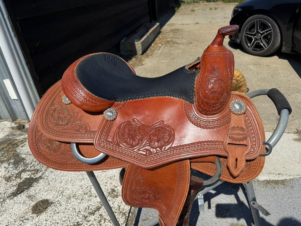 Westerzadel te koop, Animaux & Accessoires, Chevaux & Poneys | Selles, Enlèvement, Comme neuf