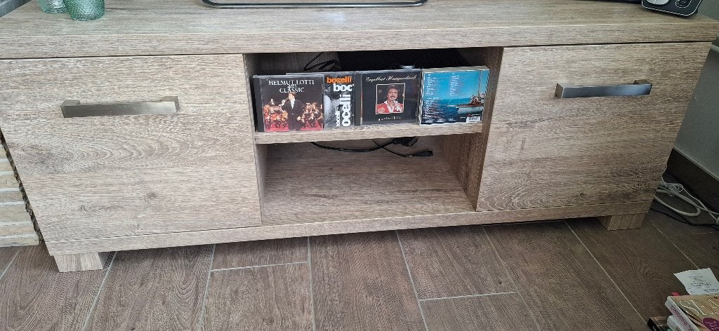 Tv meubel, Ophalen, 100 tot 150 cm, Zo goed als nieuw, Minder dan 100 cm