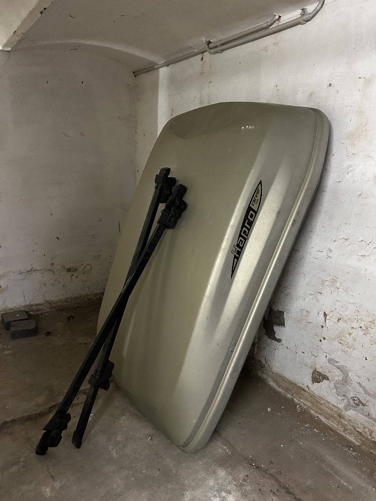 Hapro dakkoffer + dakdragers – sleutel ontbreekt, Auto diversen, Ophalen