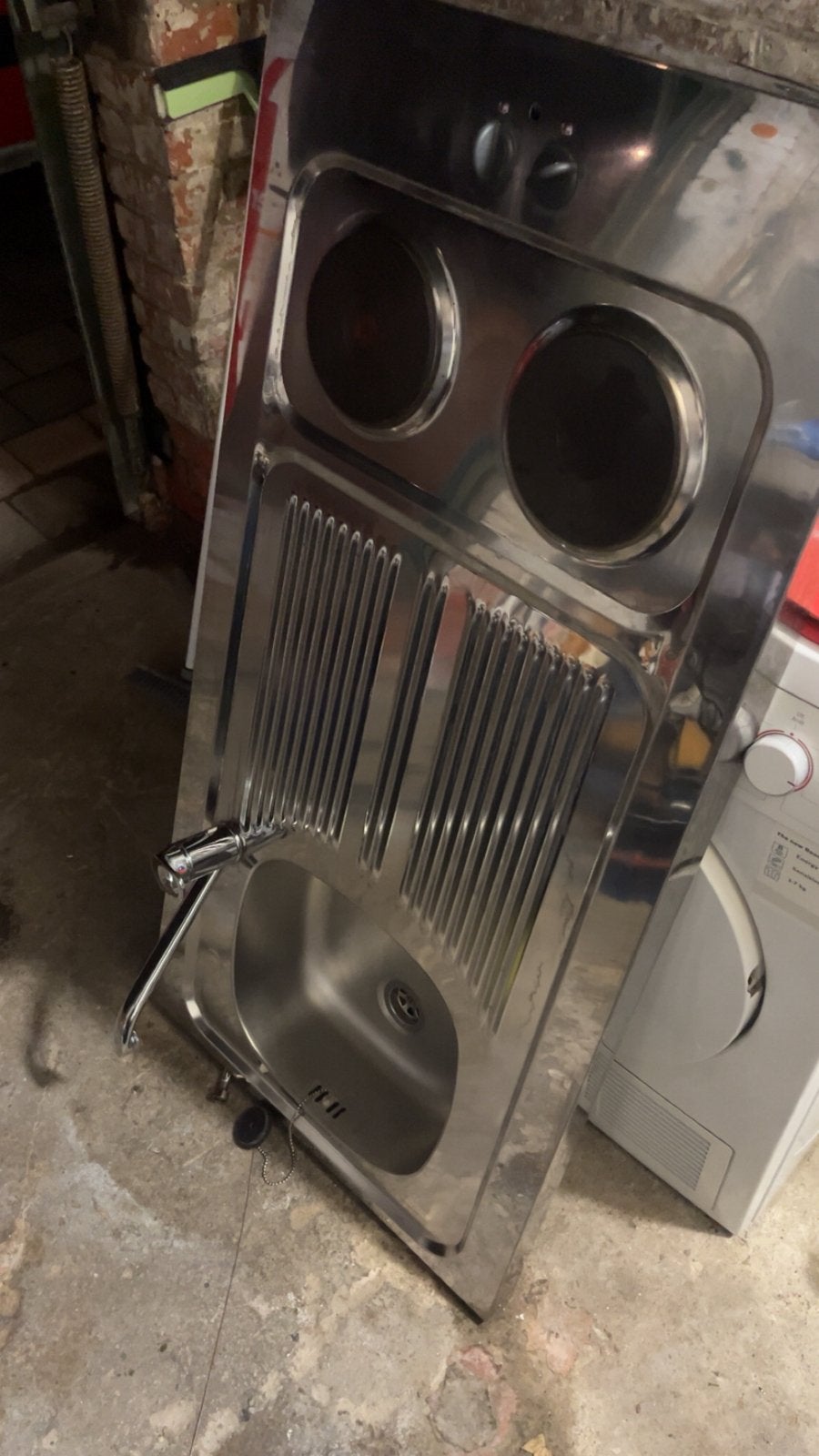 Lavabo et plaque chauffante, Enlèvement ou Envoi