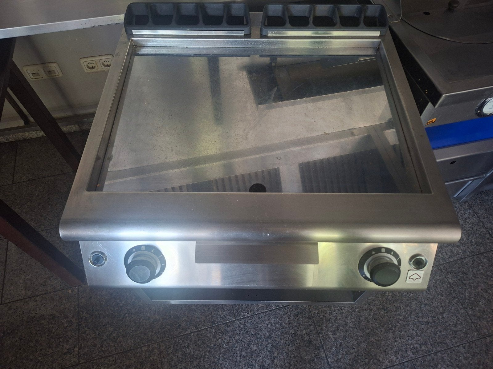 Plancha inox gaz comme neuf, Enlèvement