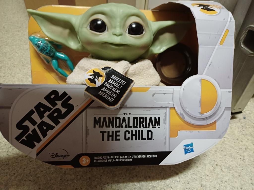 star wars the mandelorian baby joda met geluid, Ophalen of Verzenden, Zo goed als nieuw, Actiefiguurtje