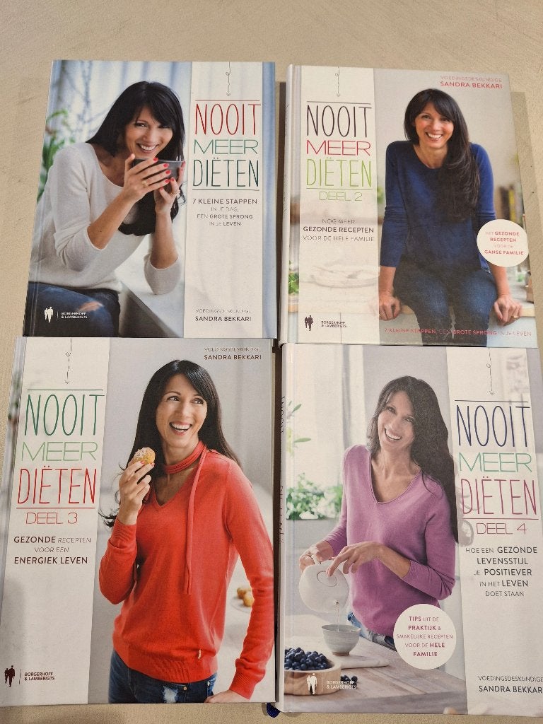 Kookboeken Sandra Bekkari, Ophalen, Zo goed als nieuw, Dieet en Voeding, Sandra Bekkari