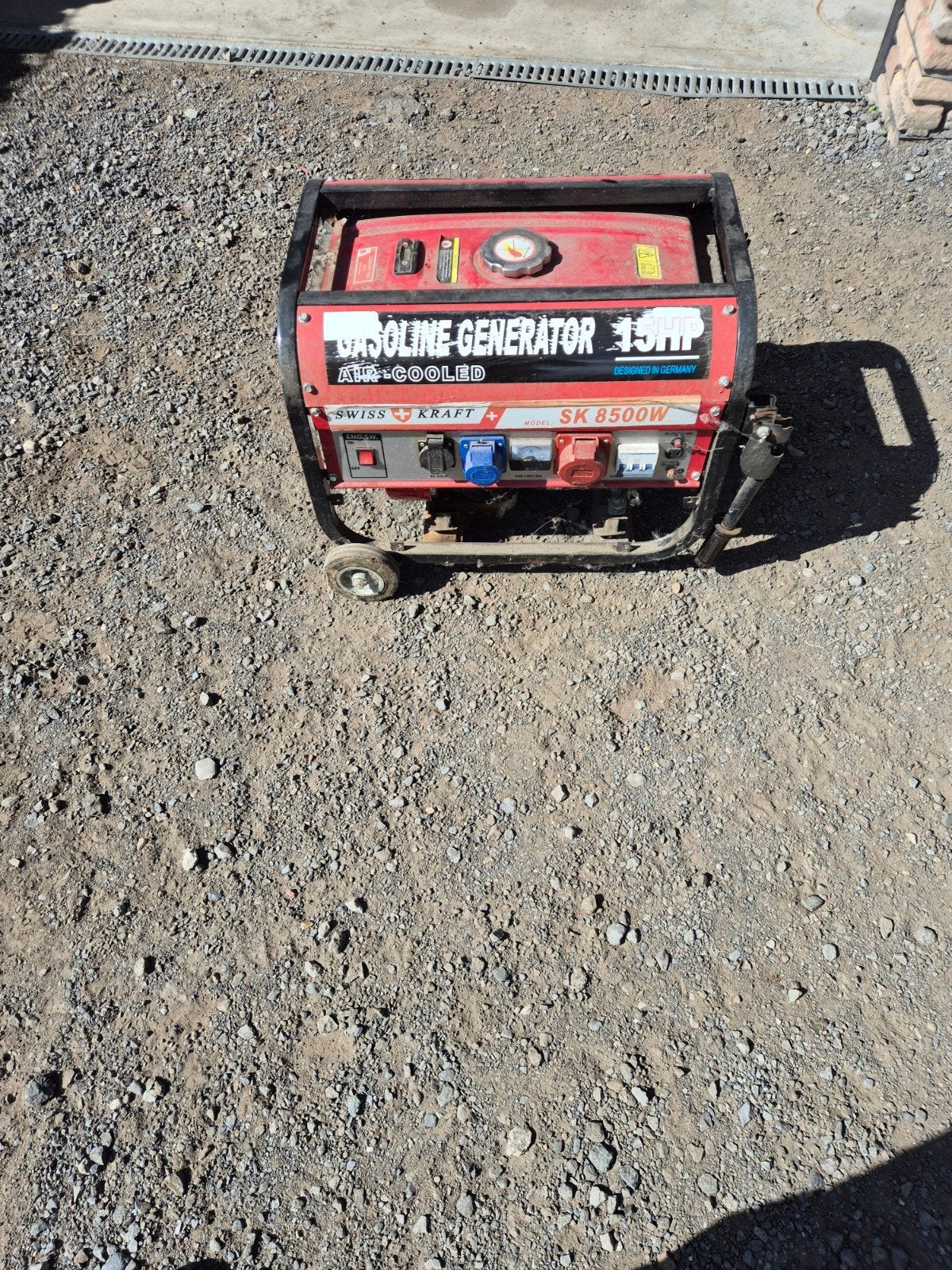 stroom generator benzine, Doe-het-zelf en Bouw, Ophalen, Gebruikt, Benzine
