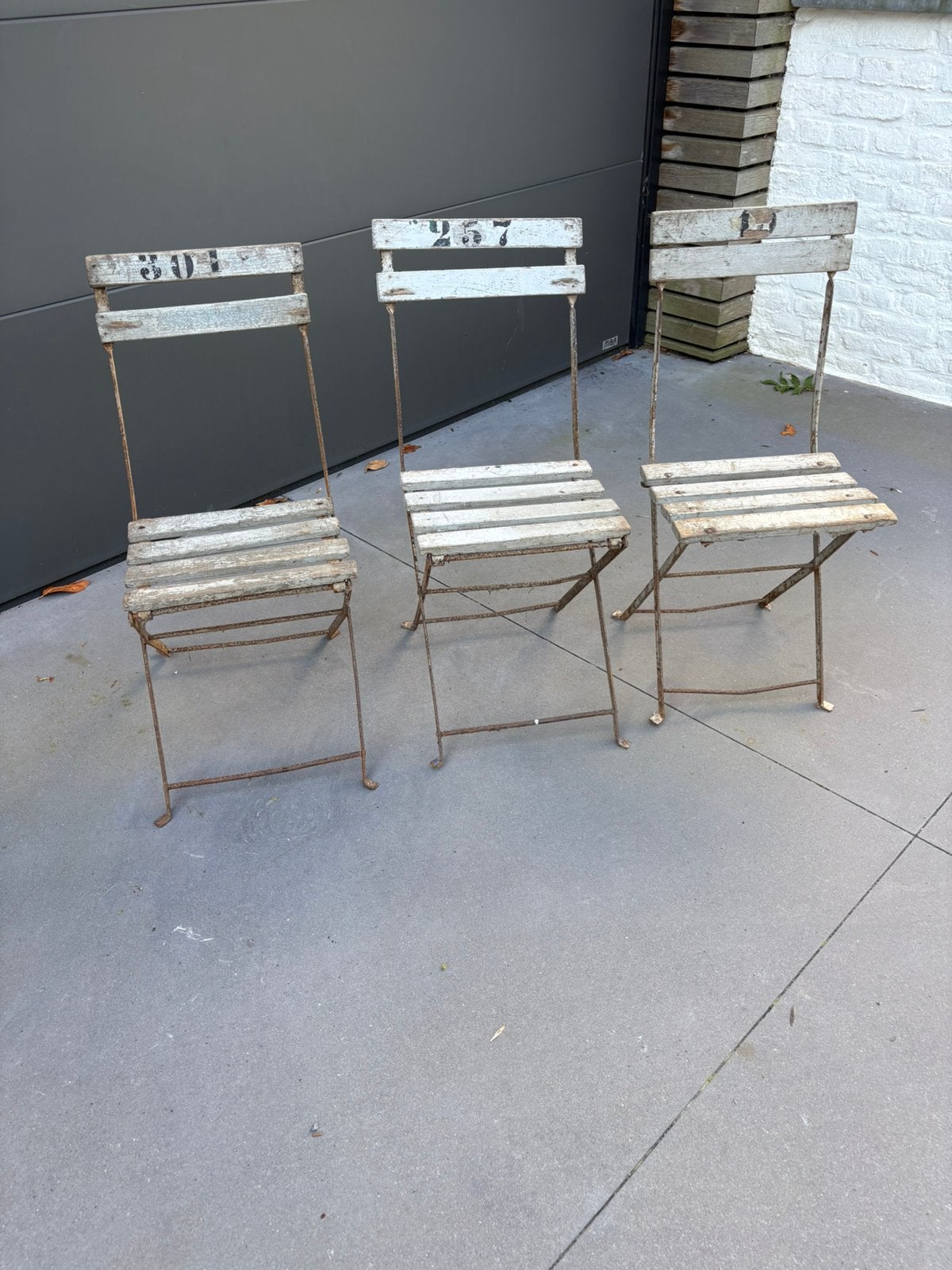 Ancienne chaises de bistrot, Enlèvement, Utilisé