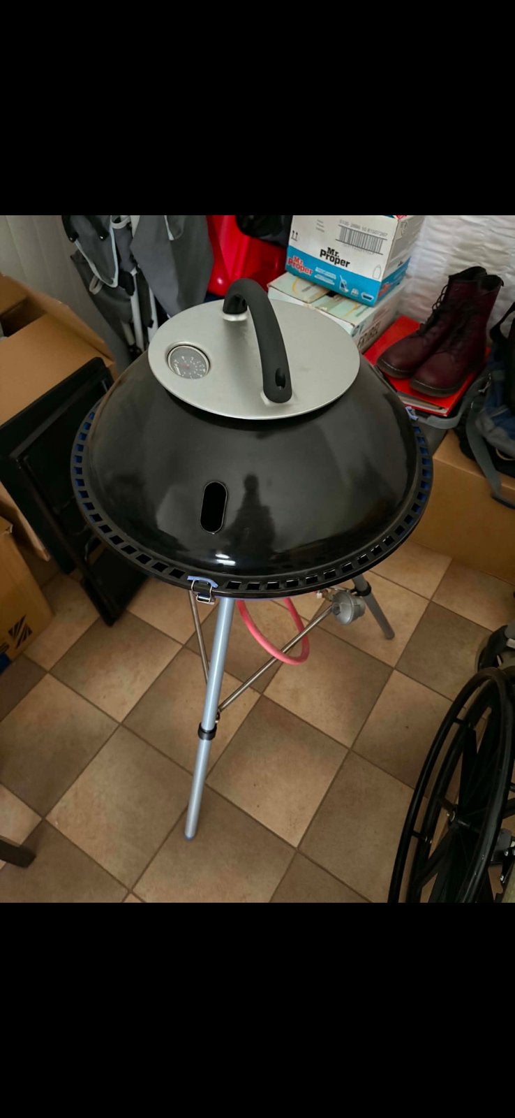 Gas barbecue campingaz party grill 600, Ophalen, Zo goed als nieuw