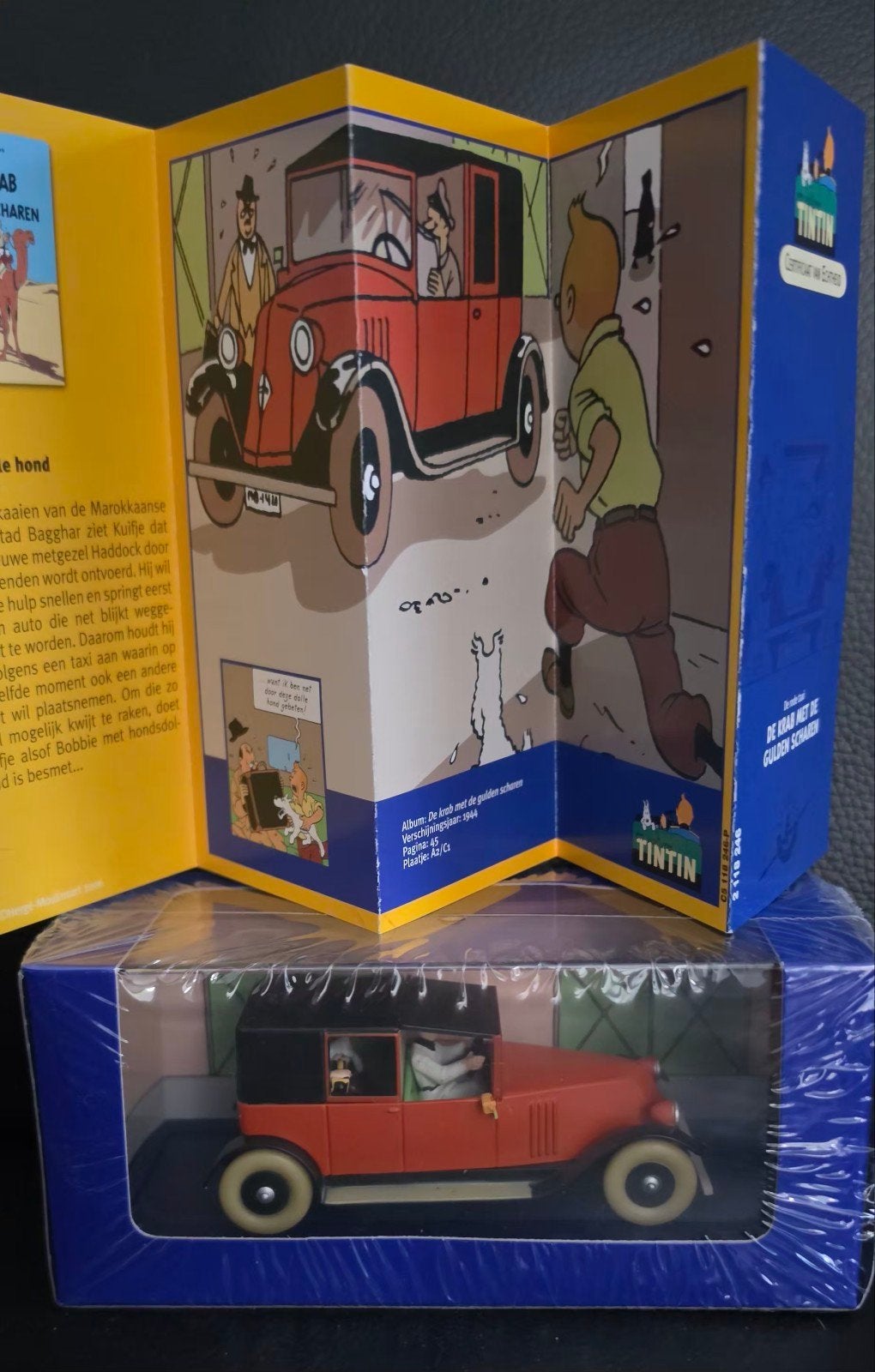 Tintin et le taxi rouge., Enlèvement ou Envoi, Tintin
