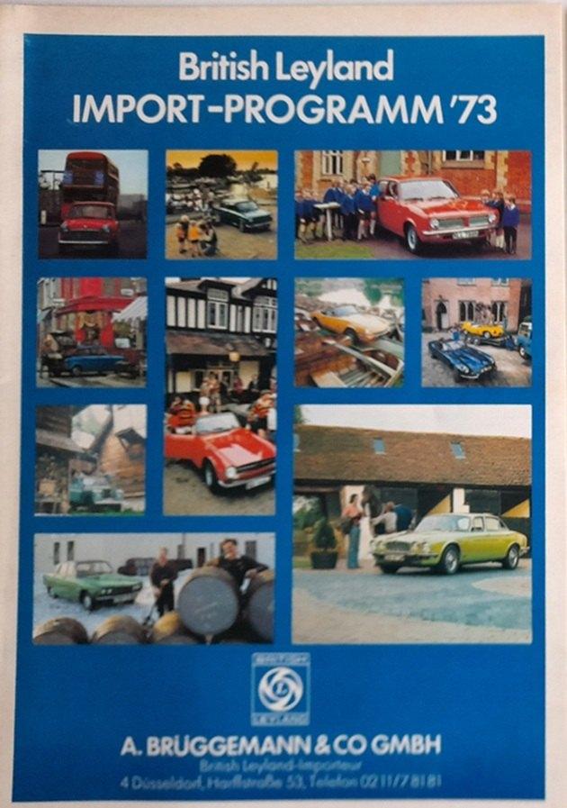 British Leyland Programma, brochure uit 1973 Mini – Jaguar, Verzenden, Zo goed als nieuw, Overige merken