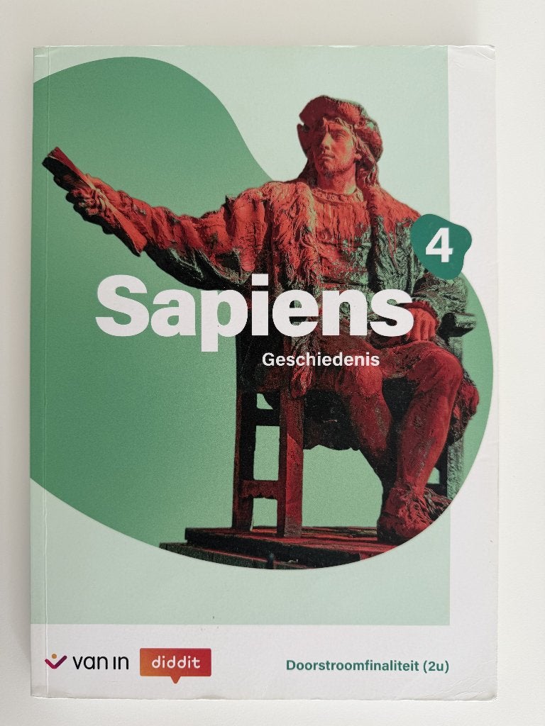 Sapiens Geschiedenis 4 Van In, Boeken, Gelezen, ASO, Geschiedenis, Ophalen of Verzenden