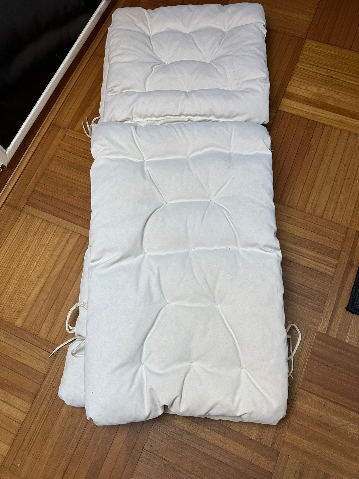Coussins de jardin, Enlèvement, Utilisé