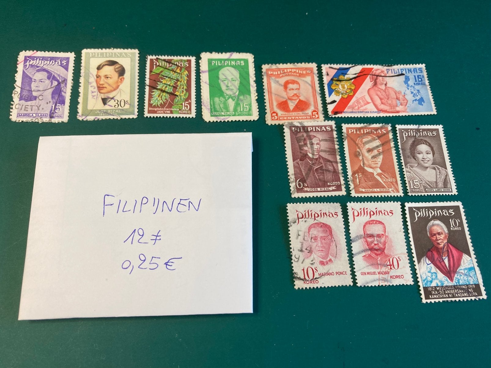 Lot postzegels Filipijnen, Ophalen of Verzenden, Gestempeld