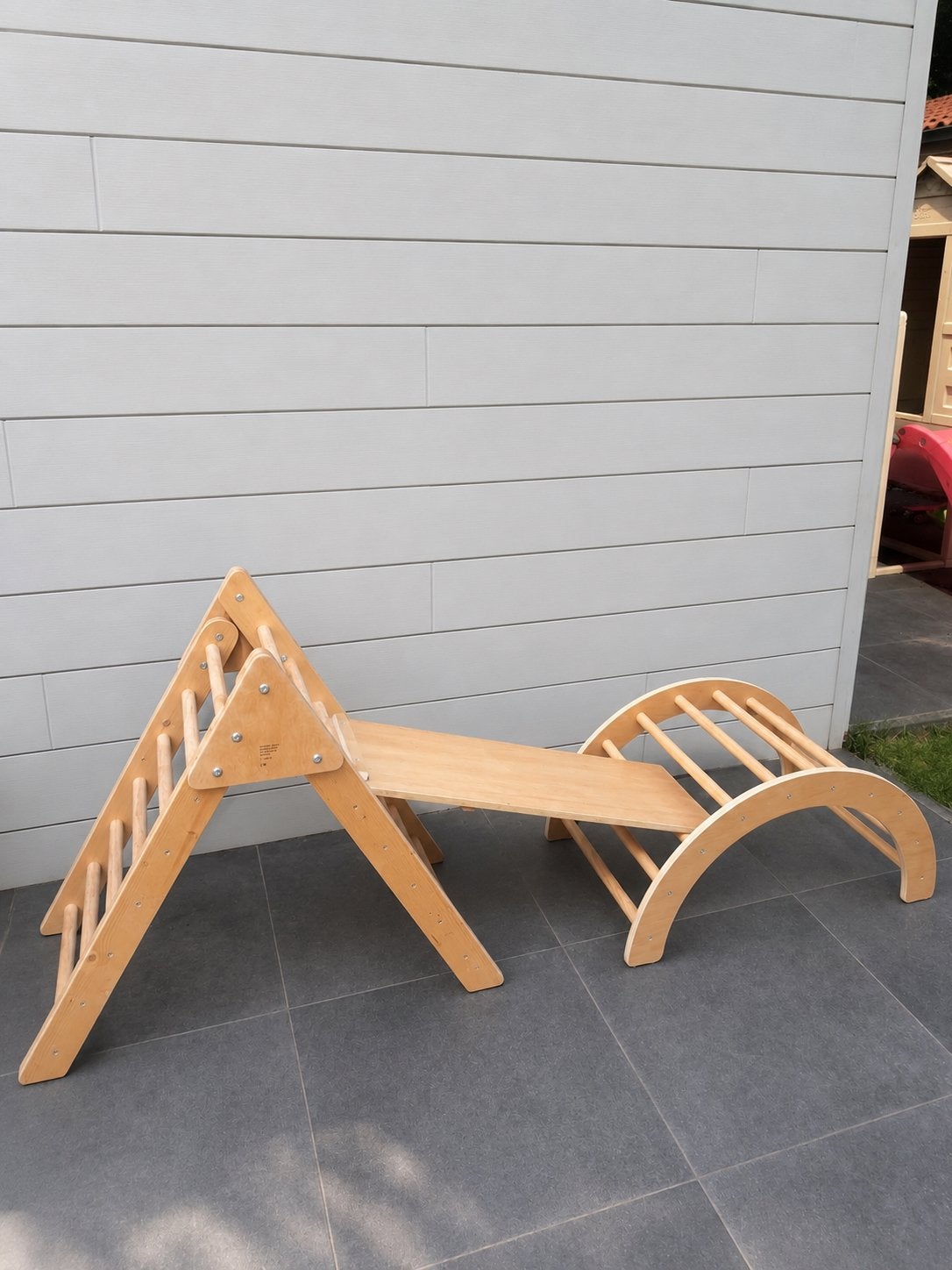 Montessori klimrek met glijplank en schommelboog, Kinderen en Baby's, Ophalen, Gebruikt, Overige typen