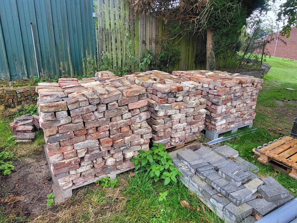 1600 oude bakstenen., Doe-het-zelf en Bouw, Ophalen, Bakstenen