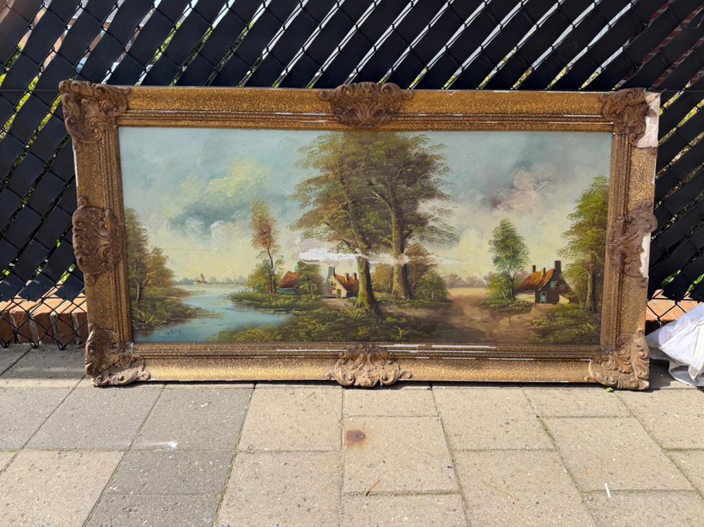 Schilderij, Antiek en Kunst, Kunst | Schilderijen | Klassiek, Ophalen