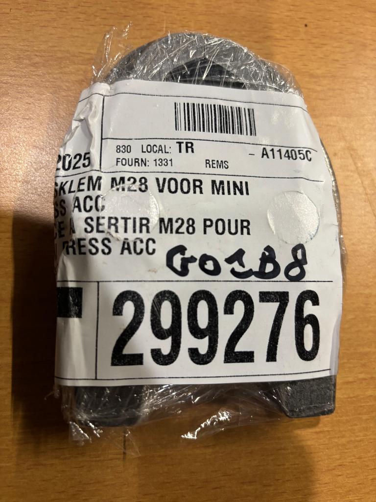 Machoire rems M28 mini, Enlèvement