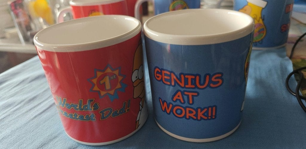 mug mok The Simpsons nieuw 6 stuks, Maison & Meubles, Enlèvement ou Envoi, Mug, Comme neuf, Céramique