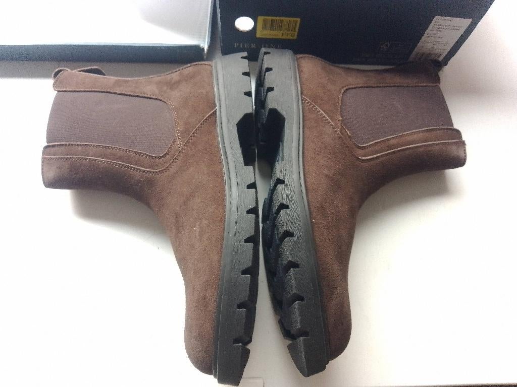 nieuw 44 bruine botten rekker elastiek (50€)pier one in doos, Kleding | Heren, Schoenen, Bruin, Verzenden, Boots, Nieuw