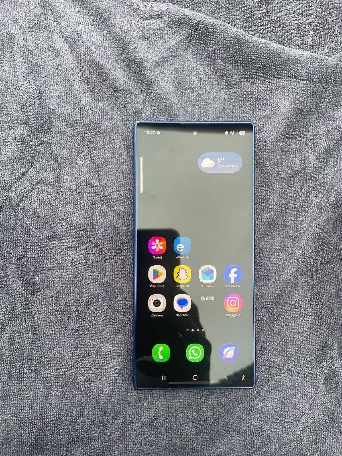 VERKOCHT Samsung galaxy Zfold 7 en galaxy watch 6 classic, Telecommunicatie, Gebruikt, Blauw, Touchscreen, Ophalen of Verzenden
