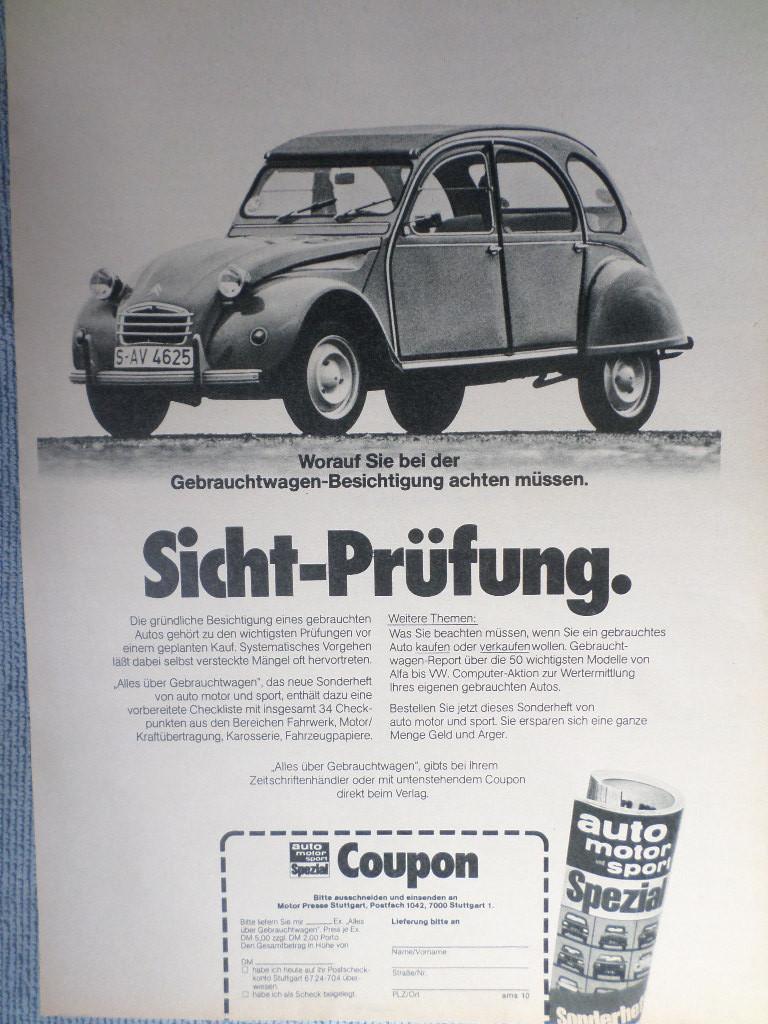 Publicité Citroën 2CV 2HP, Enlèvement ou Envoi, Citroën