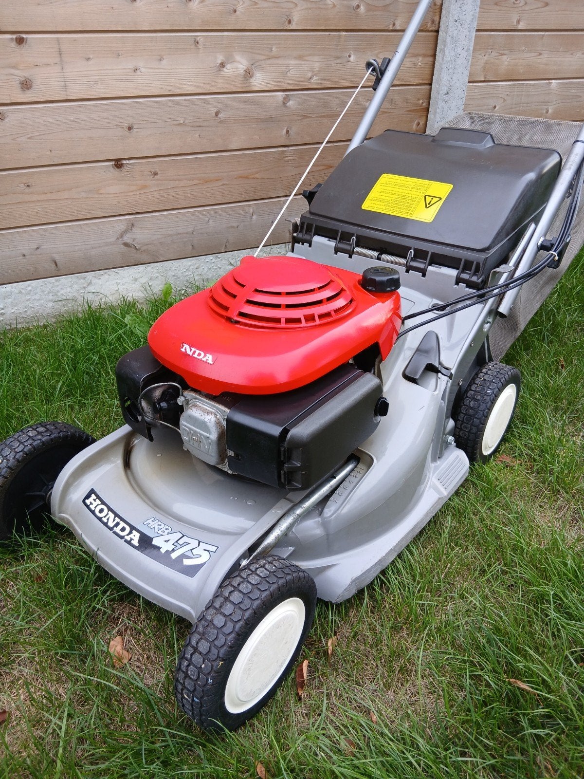 Honda HRB475 benzine grasmaaier zelftrekker, Tuin en Terras, Ophalen, Cirkelmaaier, Honda, Gebruikt