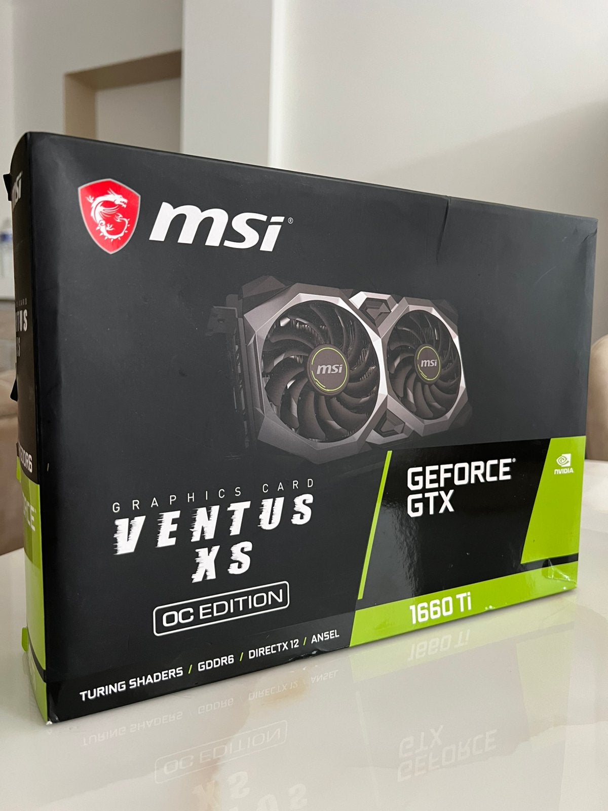 MSI GeForce GTX 1660 Ti Ventus XS OC grafische kaart, Computers en Software, Videokaarten, Ophalen, Gebruikt, GDDR6, Nvidia