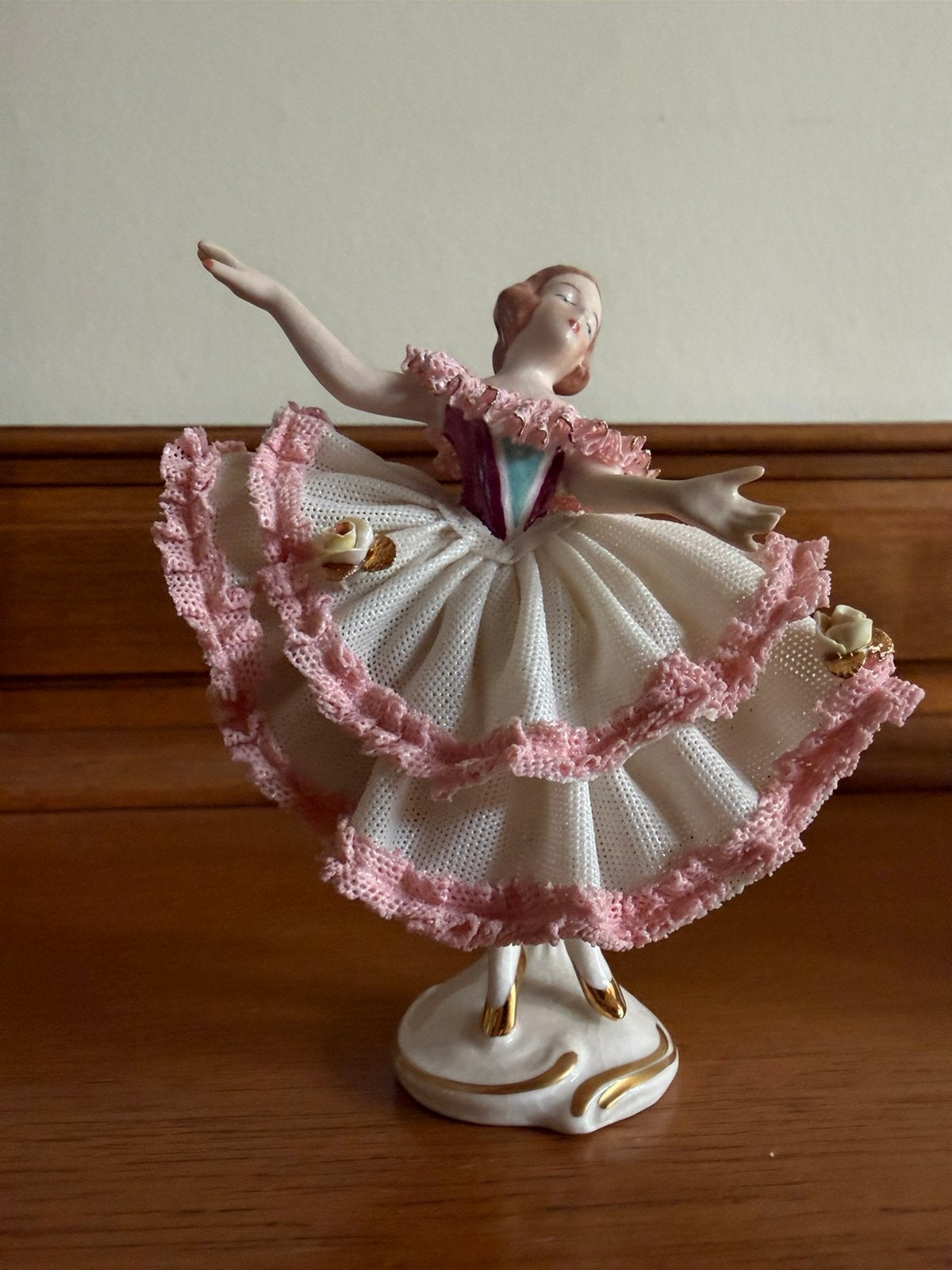 Vintage Alka Dresden ballerina figuurtje Rosita – porselein, Antiek en Kunst, Ophalen