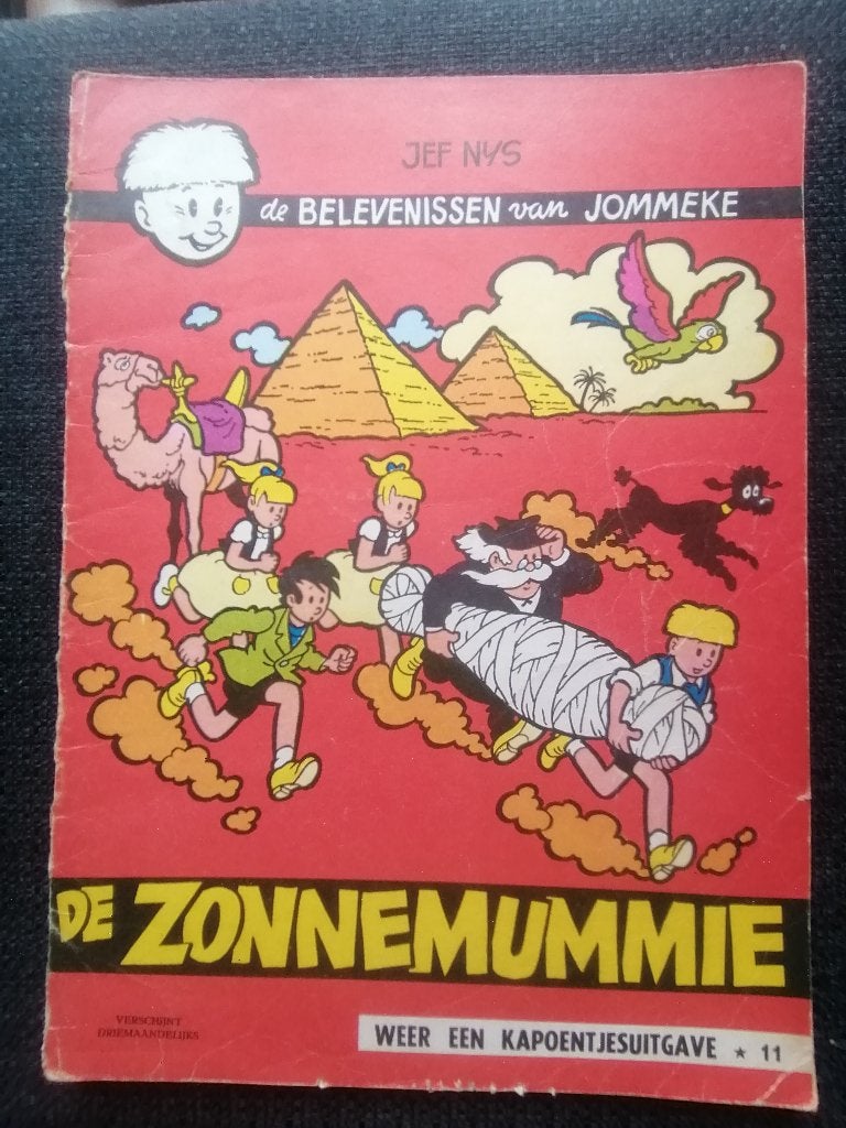 Jommeke album nr.11: De zonnemummie (aantal: 2), Boeken, Jef Nys., Meerdere stripboeken, Ophalen, Gelezen