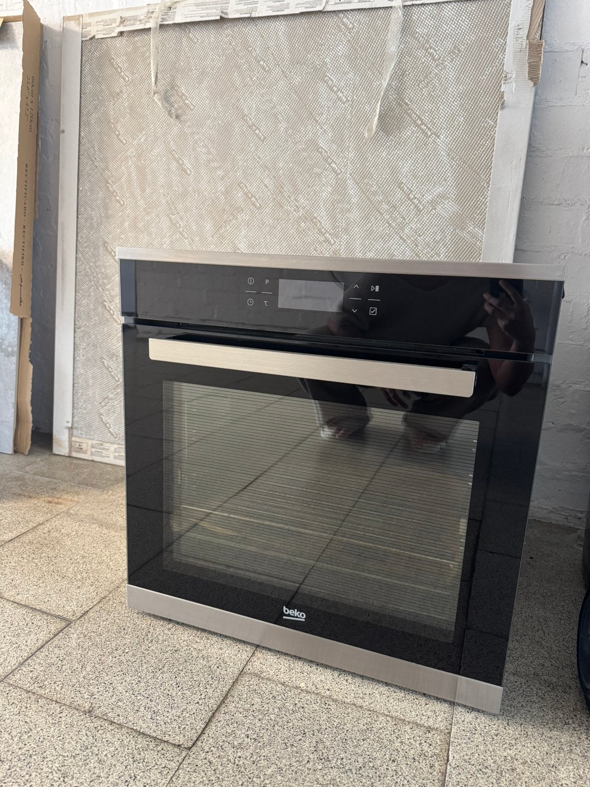 Inbouw oven 59cm x 59cm, Elektronische apparatuur, Ophalen, Zo goed als nieuw, Inbouw, Oven