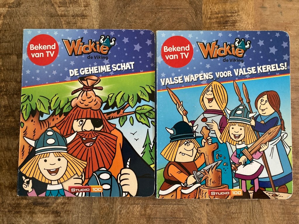 Kartonnen boekjes Wicky de Viking - Studio100, Ophalen of Verzenden, Gelezen, Studio 100, Sprookjes
