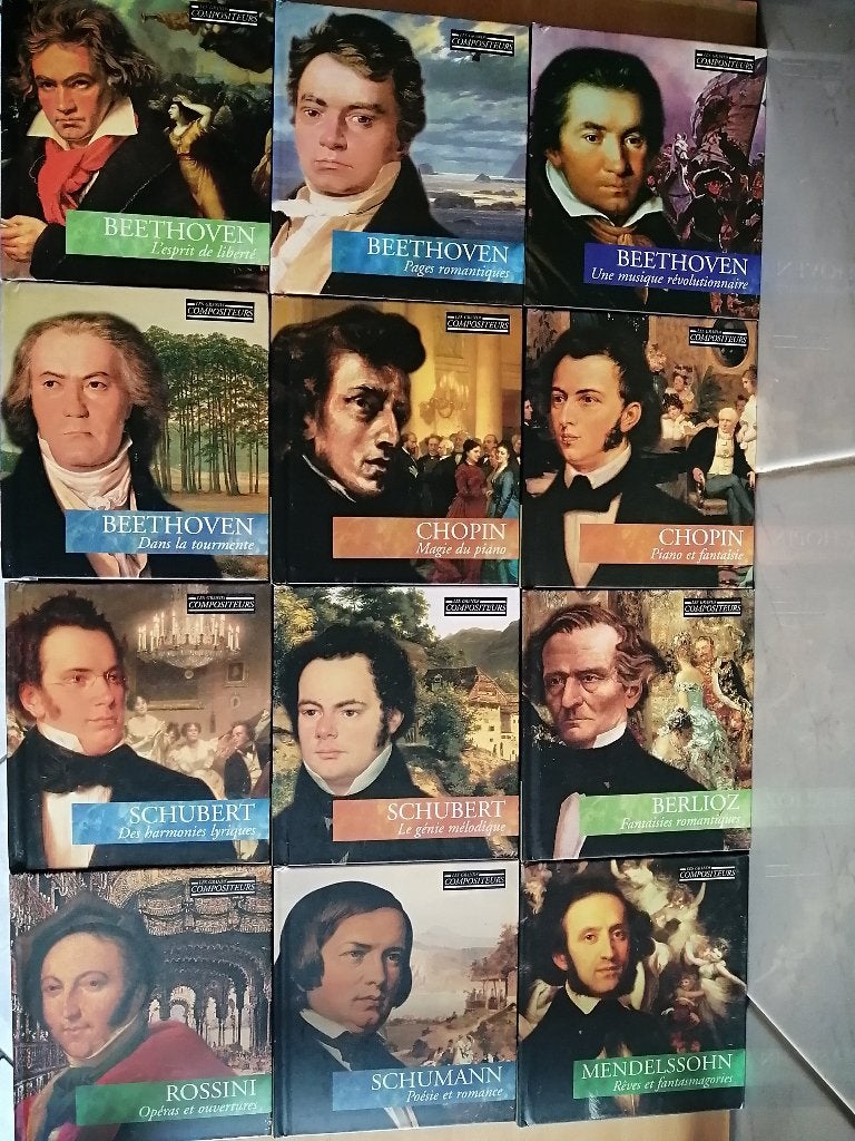Collection Les Grands Compositeurs 12CD Début du Romantisme, CD & DVD, Enlèvement ou Envoi, Comme neuf, Romantique, Comprend un livret
