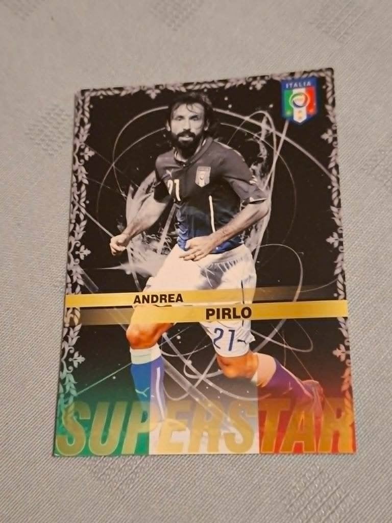 Panini/Voetbalkaart/Andrea Pirlo/Italië/EK 2016, Verzamelen, Ophalen of Verzenden, Zo goed als nieuw, Spelerskaart