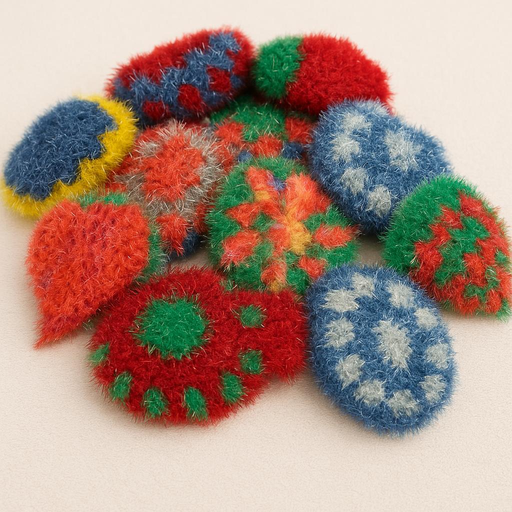 Gehaakte sponzen en washandjes — Creative Bubble, Ophalen of Verzenden, Nieuw, Haken, Wol of Garen