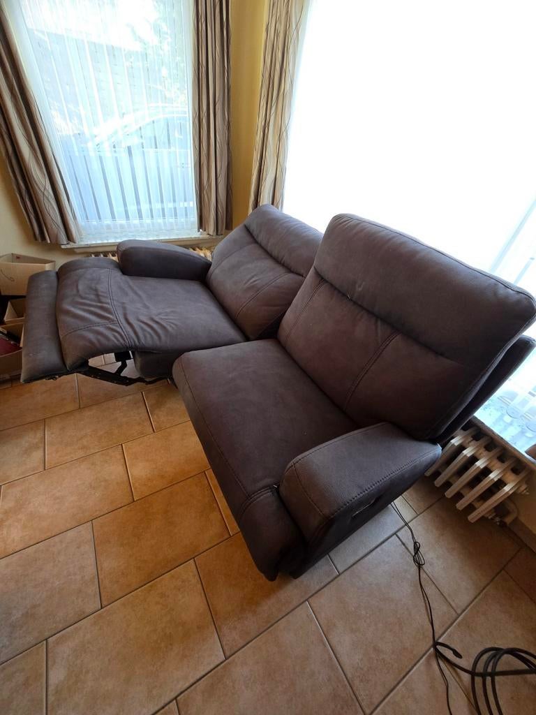 Fauteuil inclinable électrique 3 places - 2 x réglables élec, Maison & Meubles, Canapés | Salons, Enlèvement