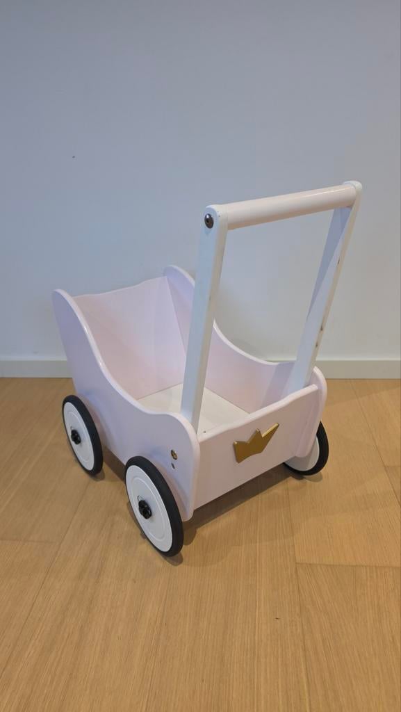 Houten speelgoed buggy, Ophalen