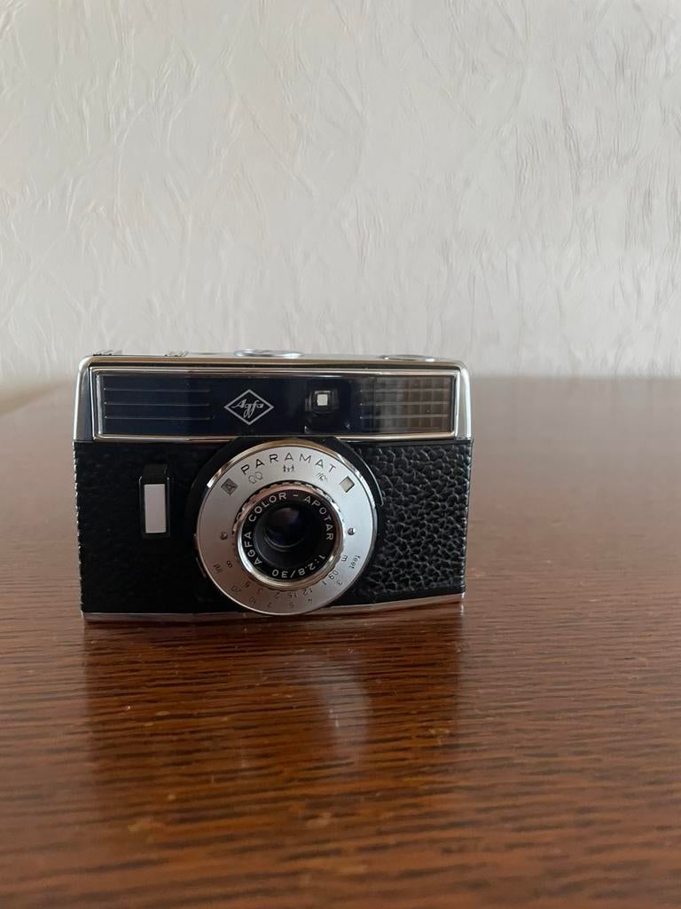 Vintage fototoestel met flitslampen, Ophalen, Gebruikt