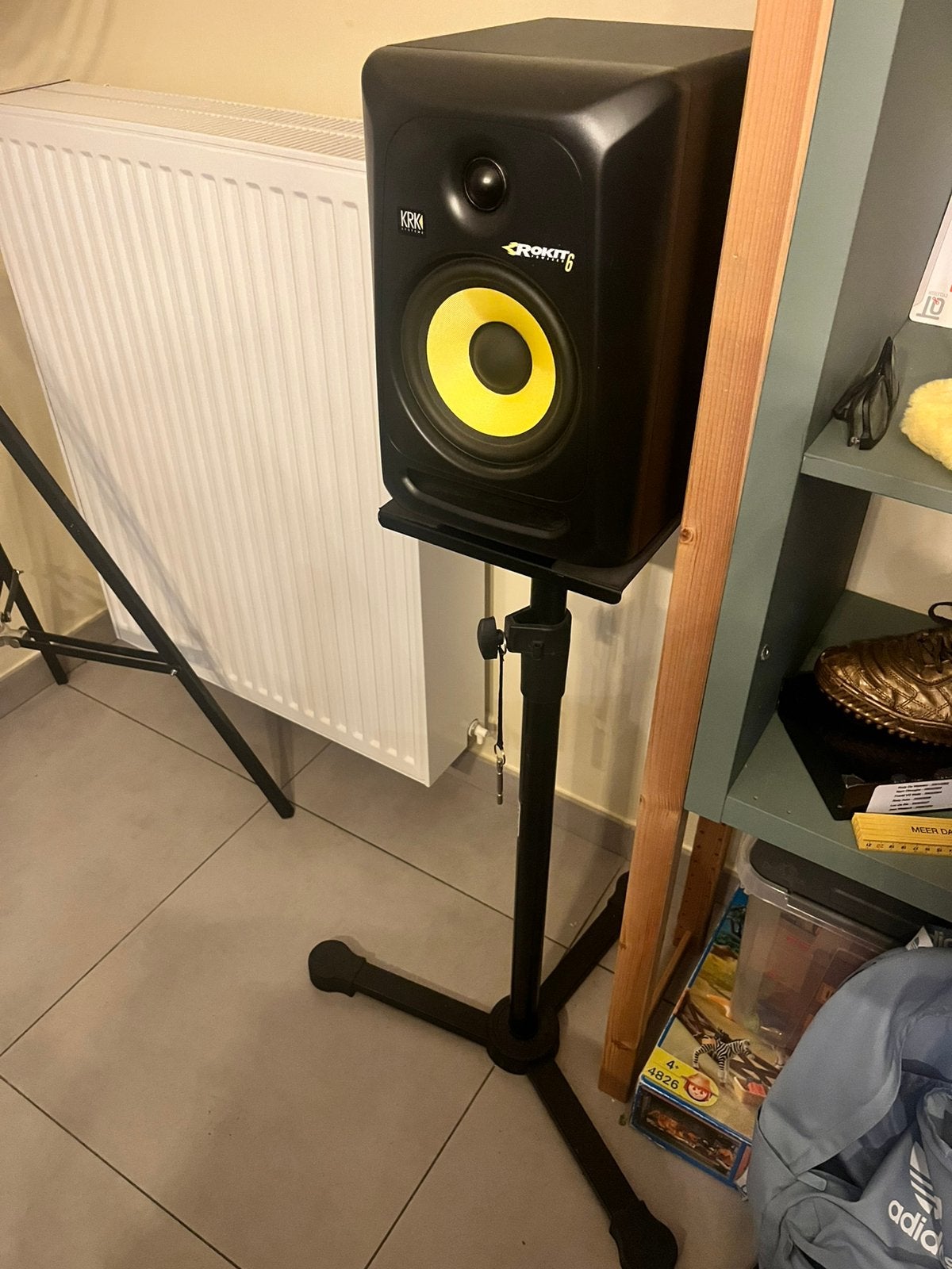 KRK rokit6 stuks met staanders, goede staat, Ophalen, Zo goed als nieuw