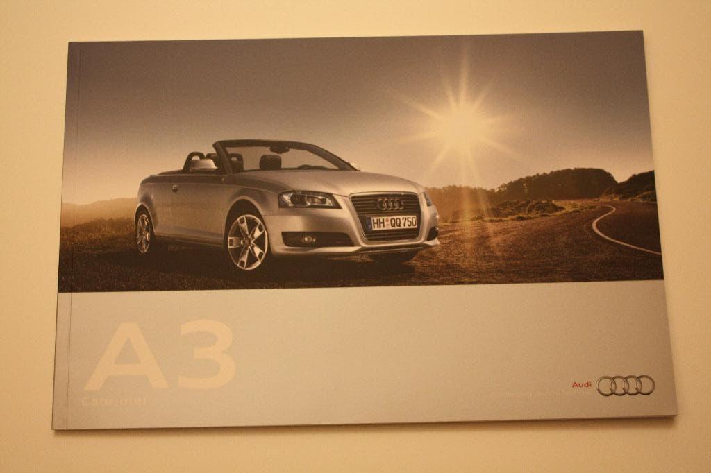 Audi A3 Cabriolet brochure 2009, Livres, Enlèvement ou Envoi, Neuf, Audi