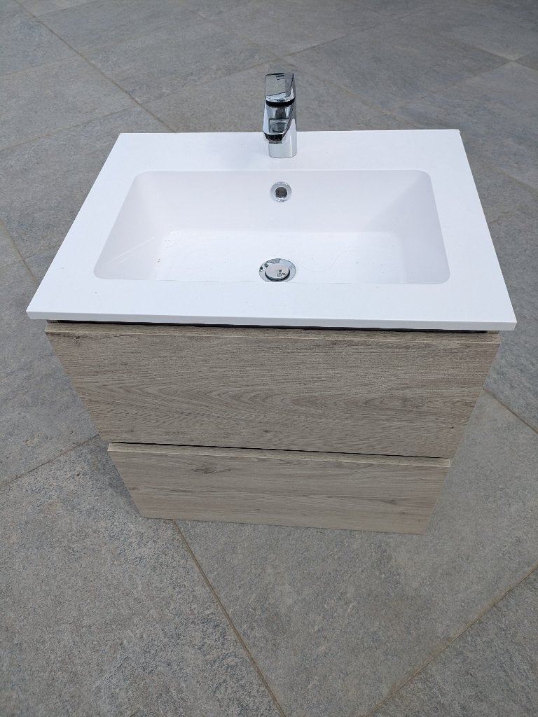 Meuble de salle de bain avec lavabo, 25 à 50 cm, Moins de 100 cm, Meuble lavabo, Comme neuf