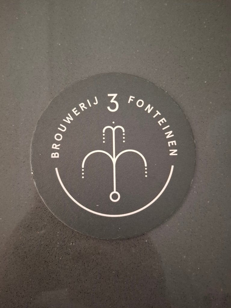 Bierviltje Brouwerij 3 Fonteinen, Verzamelen, Biermerken, Ophalen of Verzenden, Nieuw, Viltje(s), Overige merken