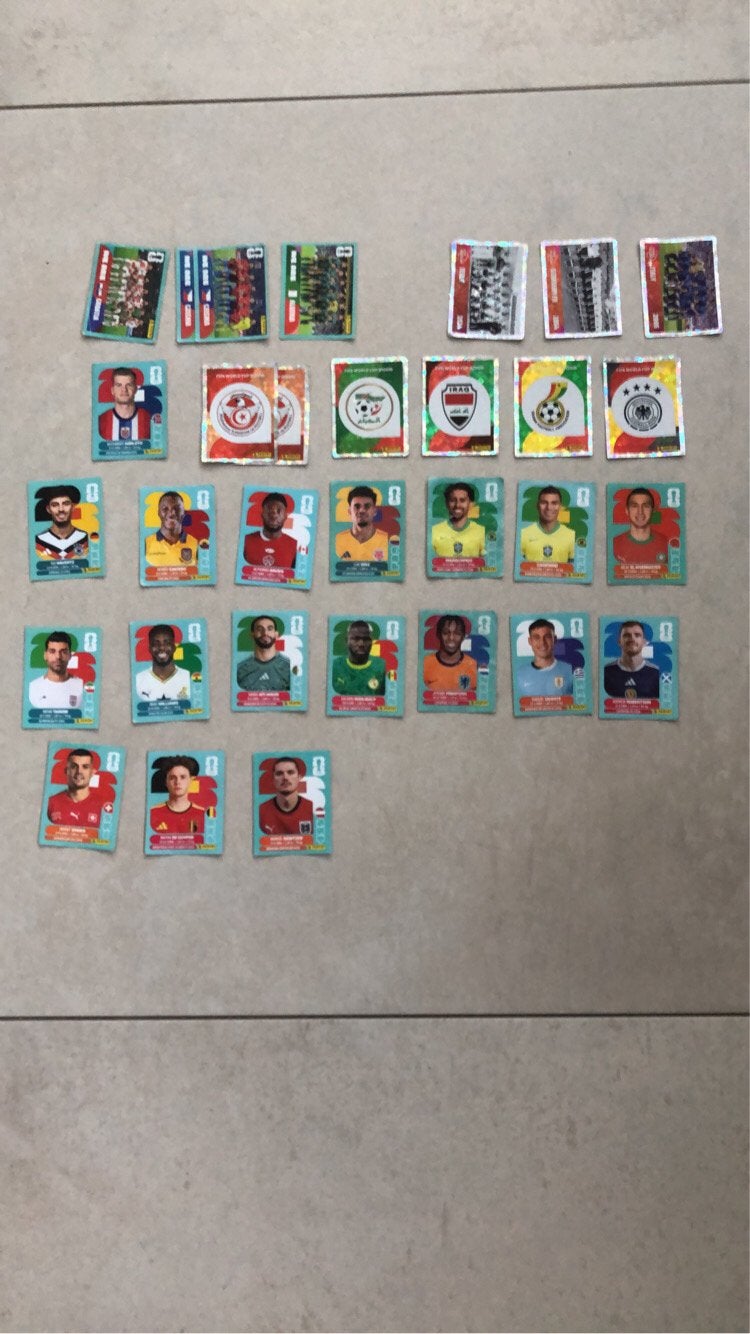 WK 26 Voetbalstickers, Ophalen, Zo goed als nieuw