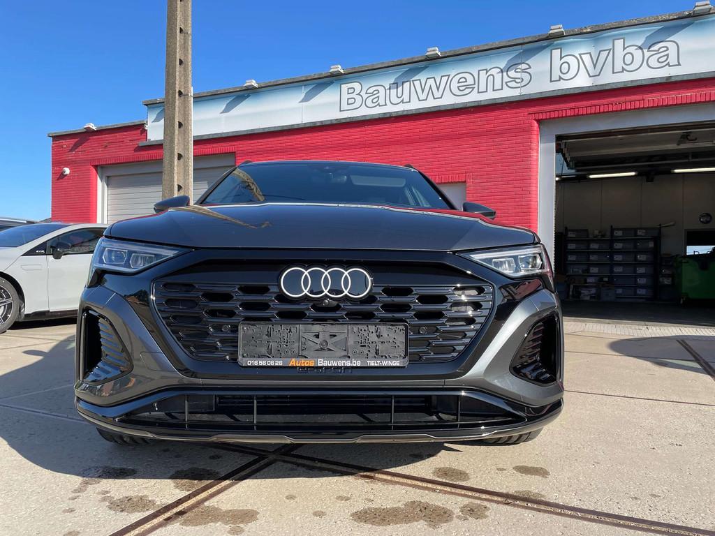 Audi Q8 e-tron SPORTBACK E-TRON / 55 QUATRO / S-LINE / HEAD-, Auto's, Automaat, Gebruikt, Q8 e-tron, Leder