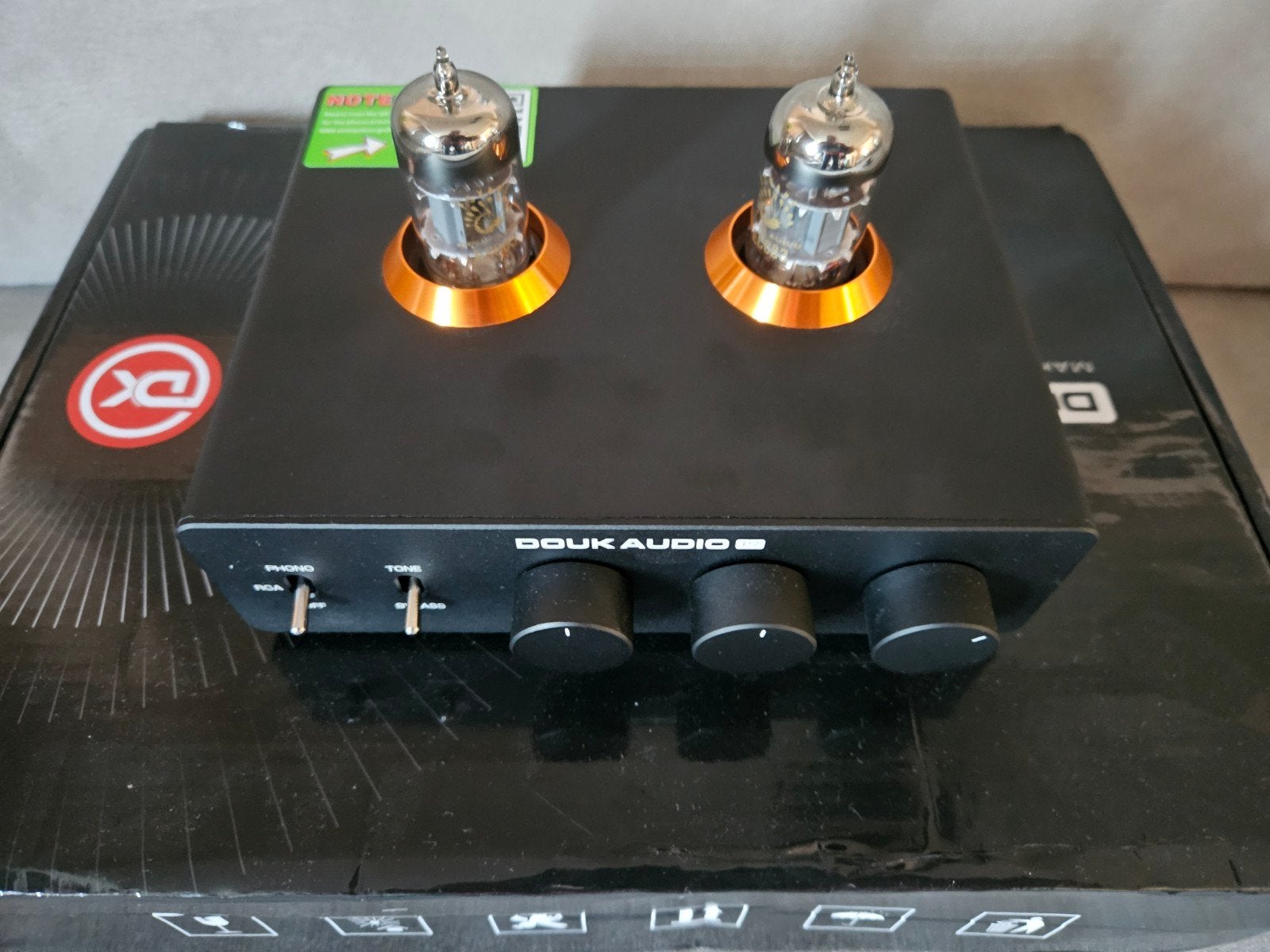 Douk Audio P7 Buizen Preamp & MM Phono Stage – Slechts 1 maa, Enlèvement, Amplificateur