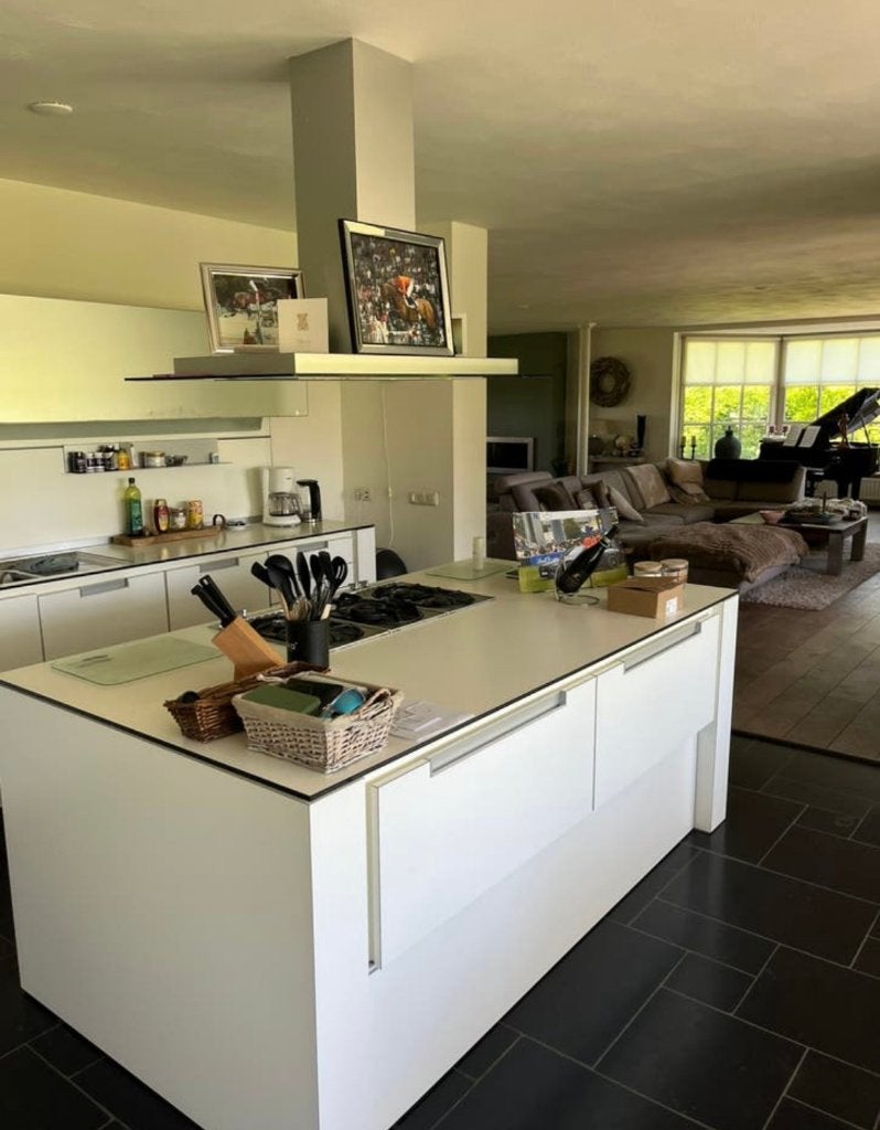 ✨ DUITSE POGGENPOHL KEUKEN MET EILAND  ✨, Wit, Dubbelwandige keuken, Ophalen of Verzenden, Zo goed als nieuw