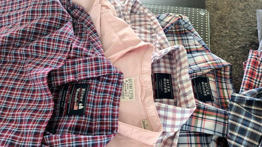 Kledij, Kleding | Heren, Overhemden, Ophalen, Gedragen, River woods