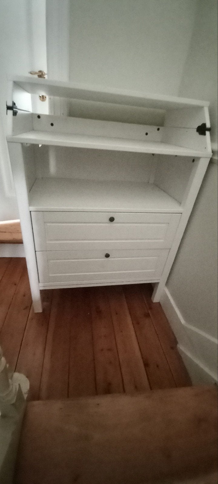 table-armoire à langer, Ophalen