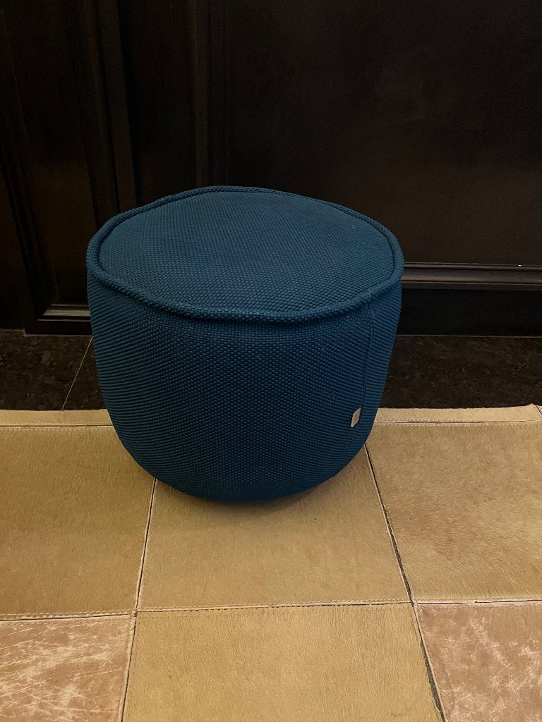 Pouf d'extérieur luxueux — Paola Lenti, Enlèvement, Neuf, Bleu